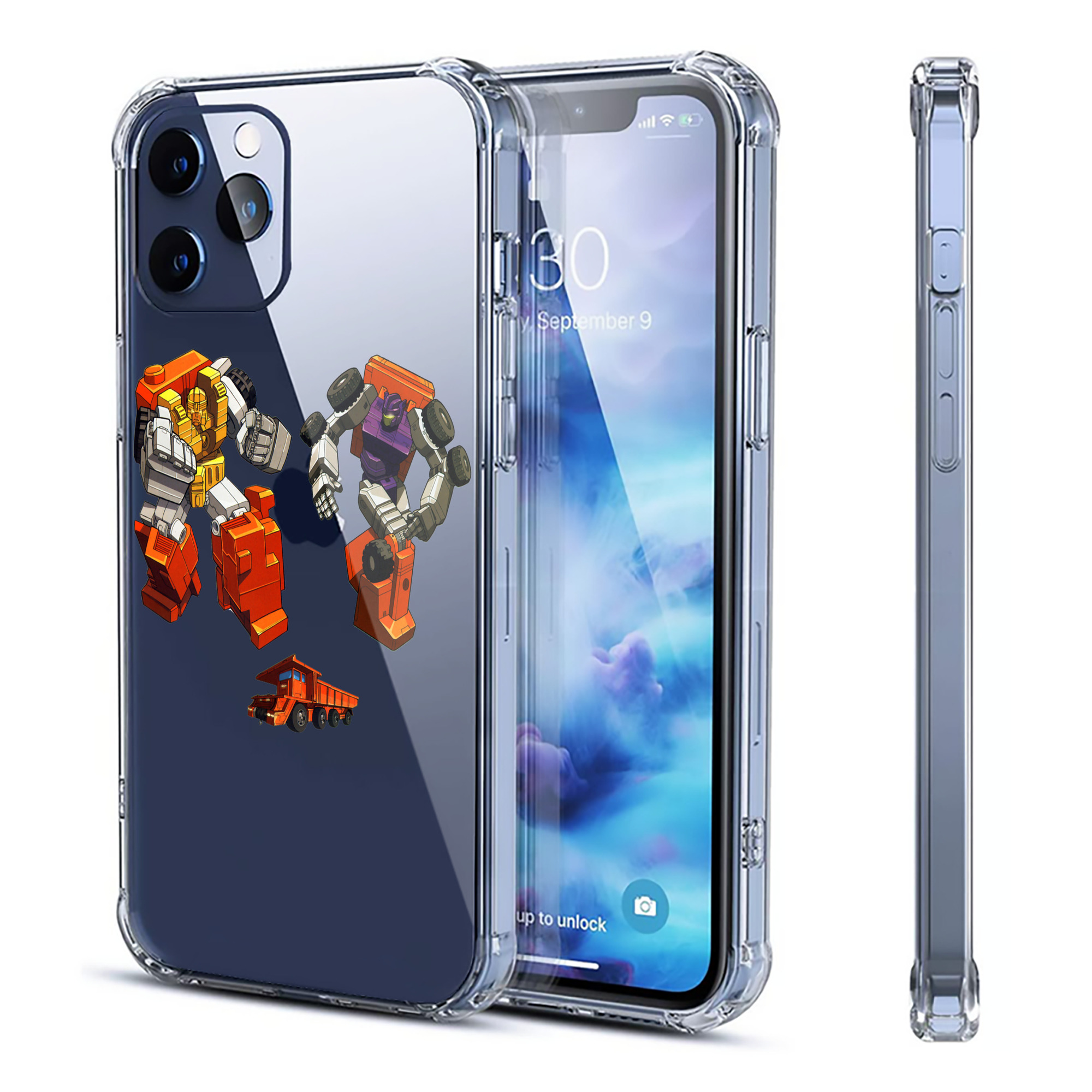 （画像用）  【iPhone 12シリーズ対応】透明スマホケース（クリアソフトケース）